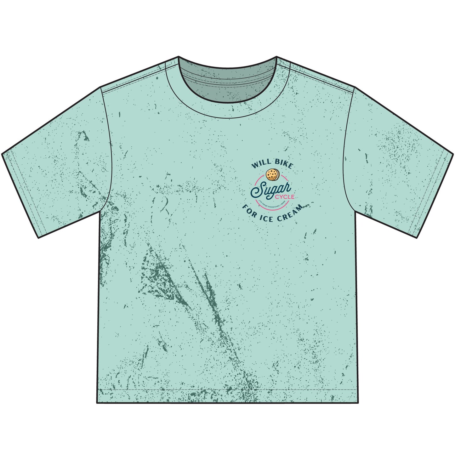 Sugar Cycle Heavyweight Color Blast Youth T-Shirt