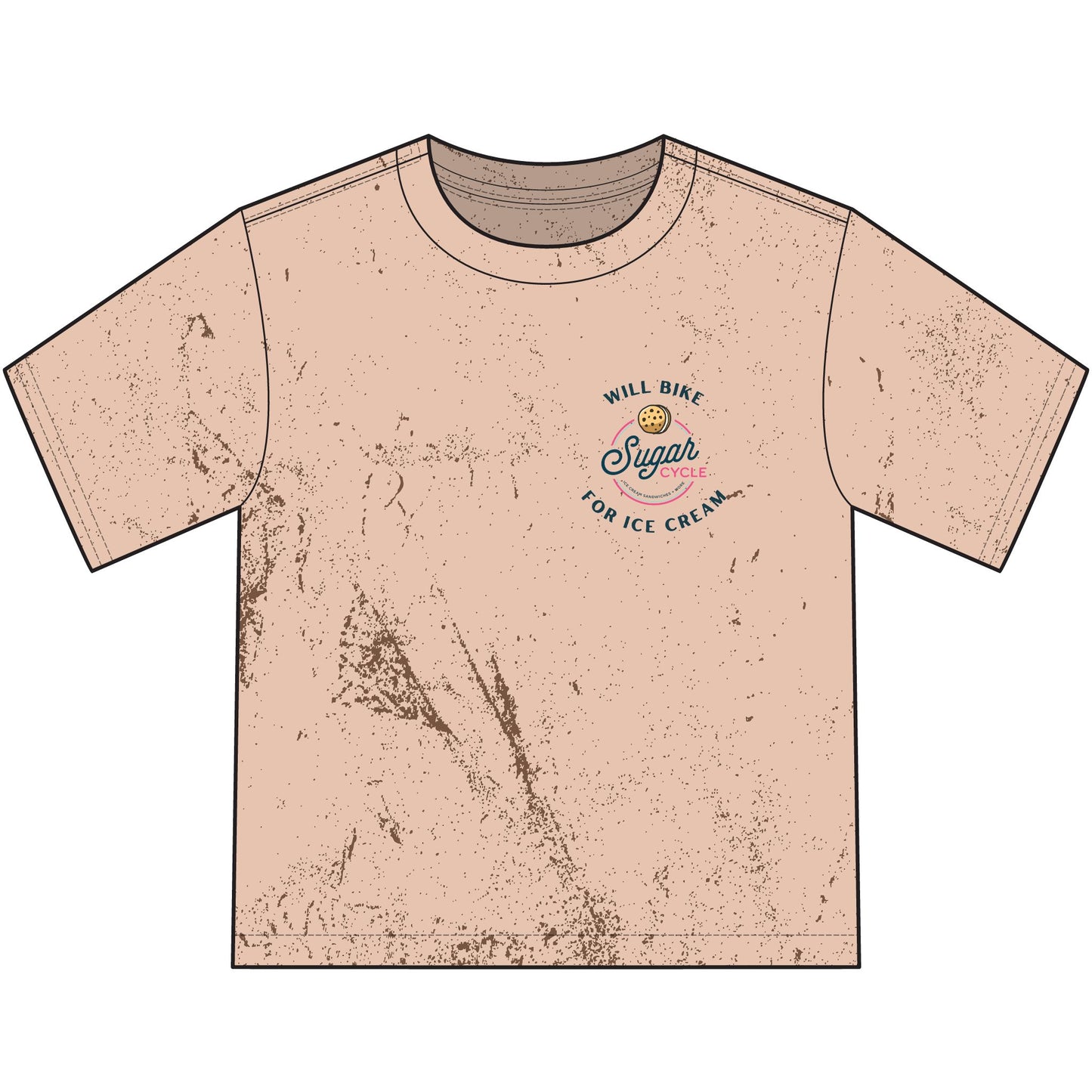 Sugar Cycle Heavyweight Color Blast Youth T-Shirt