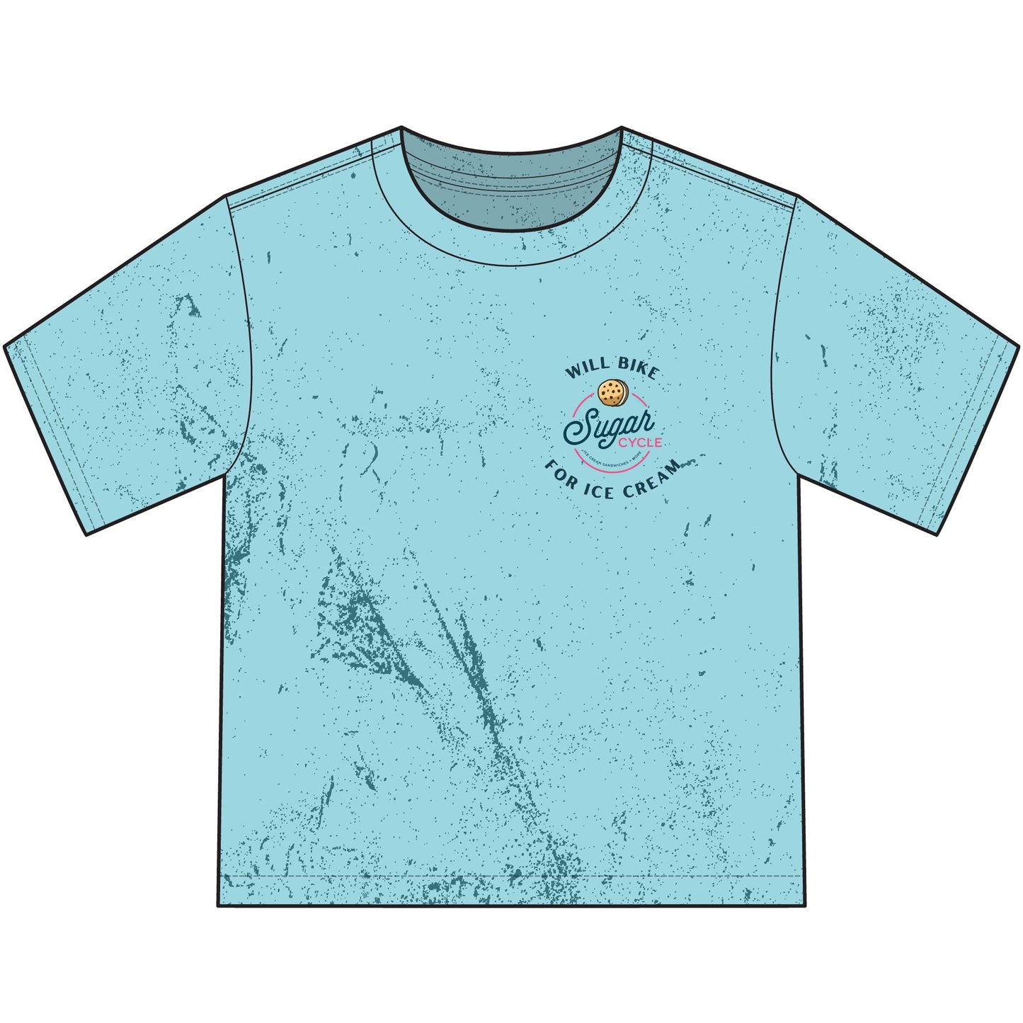 Sugar Cycle Heavyweight Color Blast Youth T-Shirt