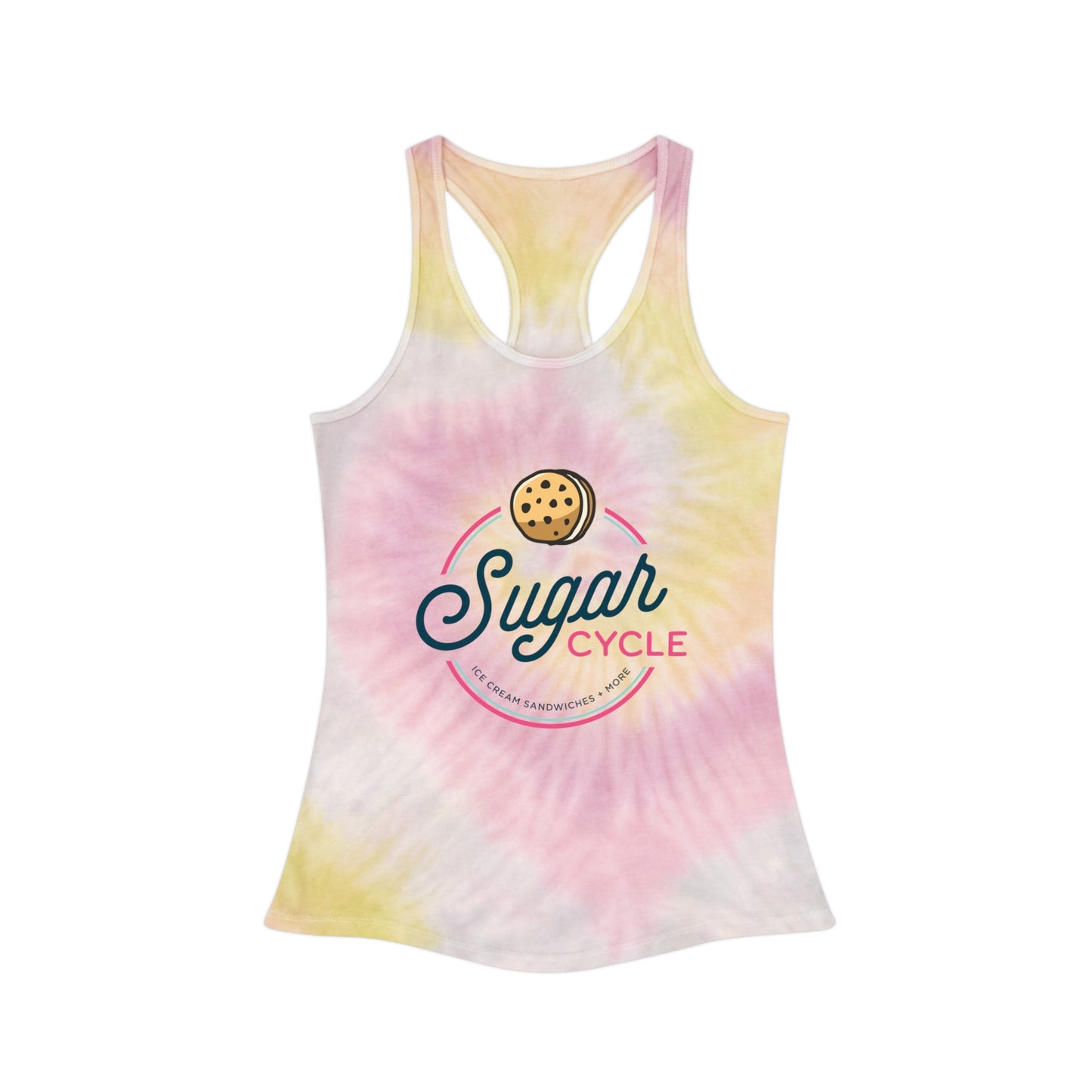 Sugar Cycle Tie-Dye Racerback Tank Top