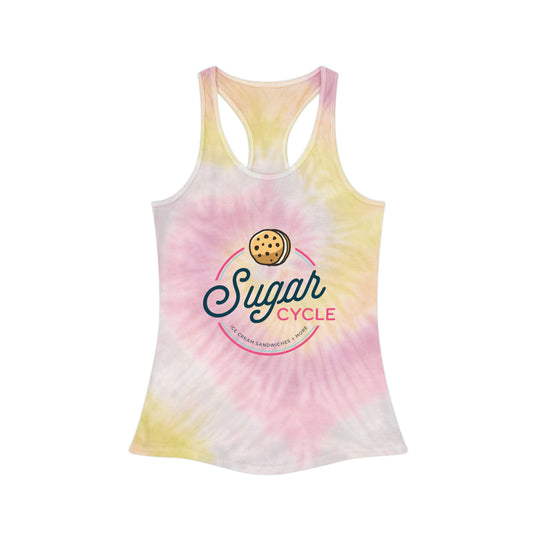 Sugar Cycle Tie-Dye Racerback Tank Top