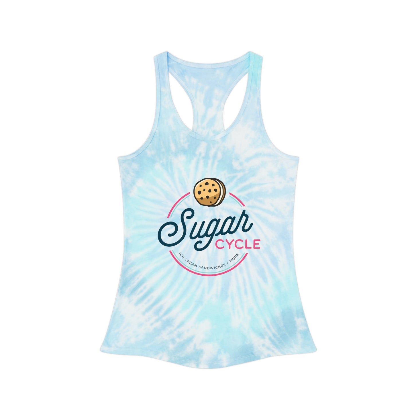 Sugar Cycle Tie-Dye Racerback Tank Top