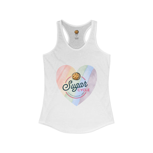 Pride 2026 Rainbow Heart Tank Top