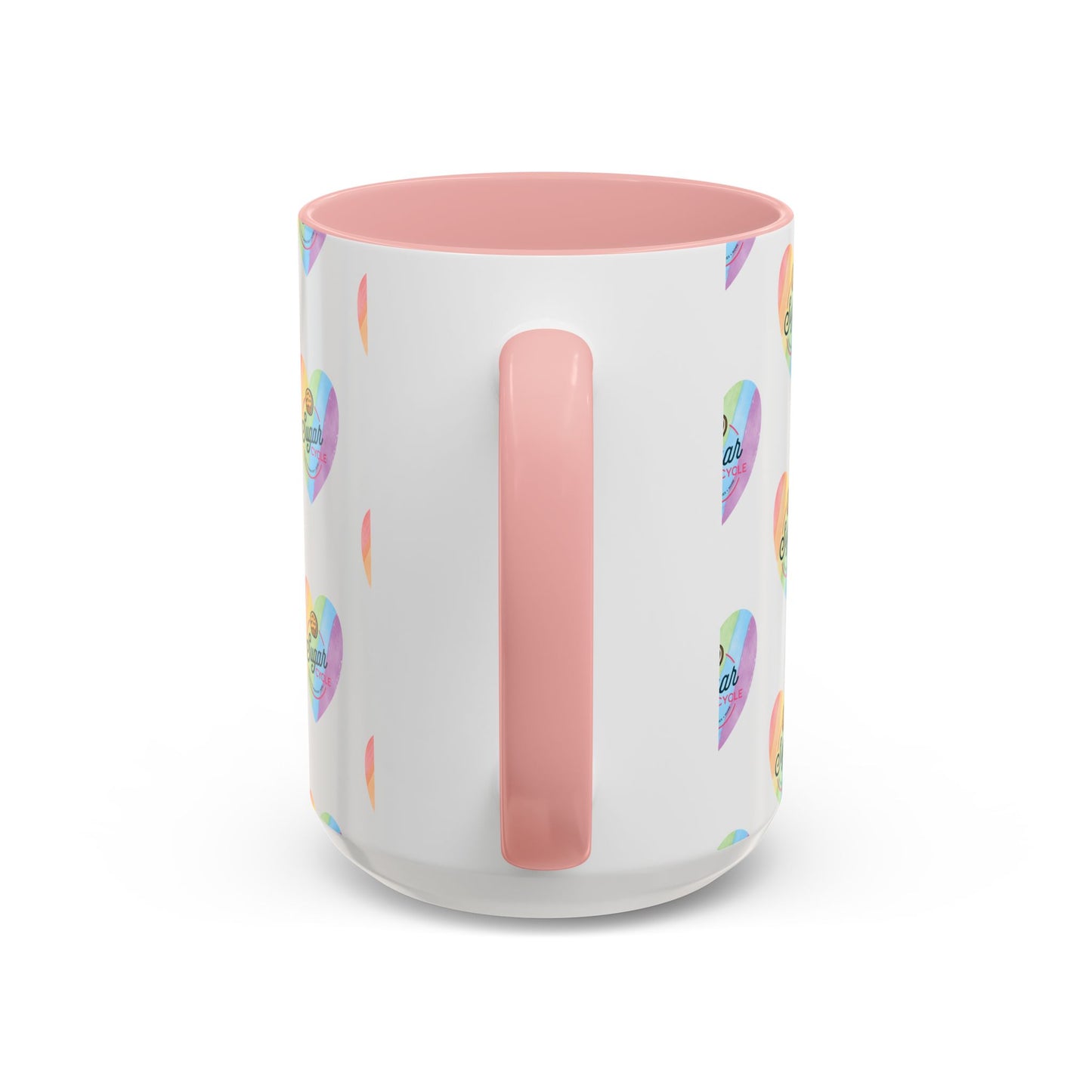 Sugar Cycle Rainbow Heart Mug