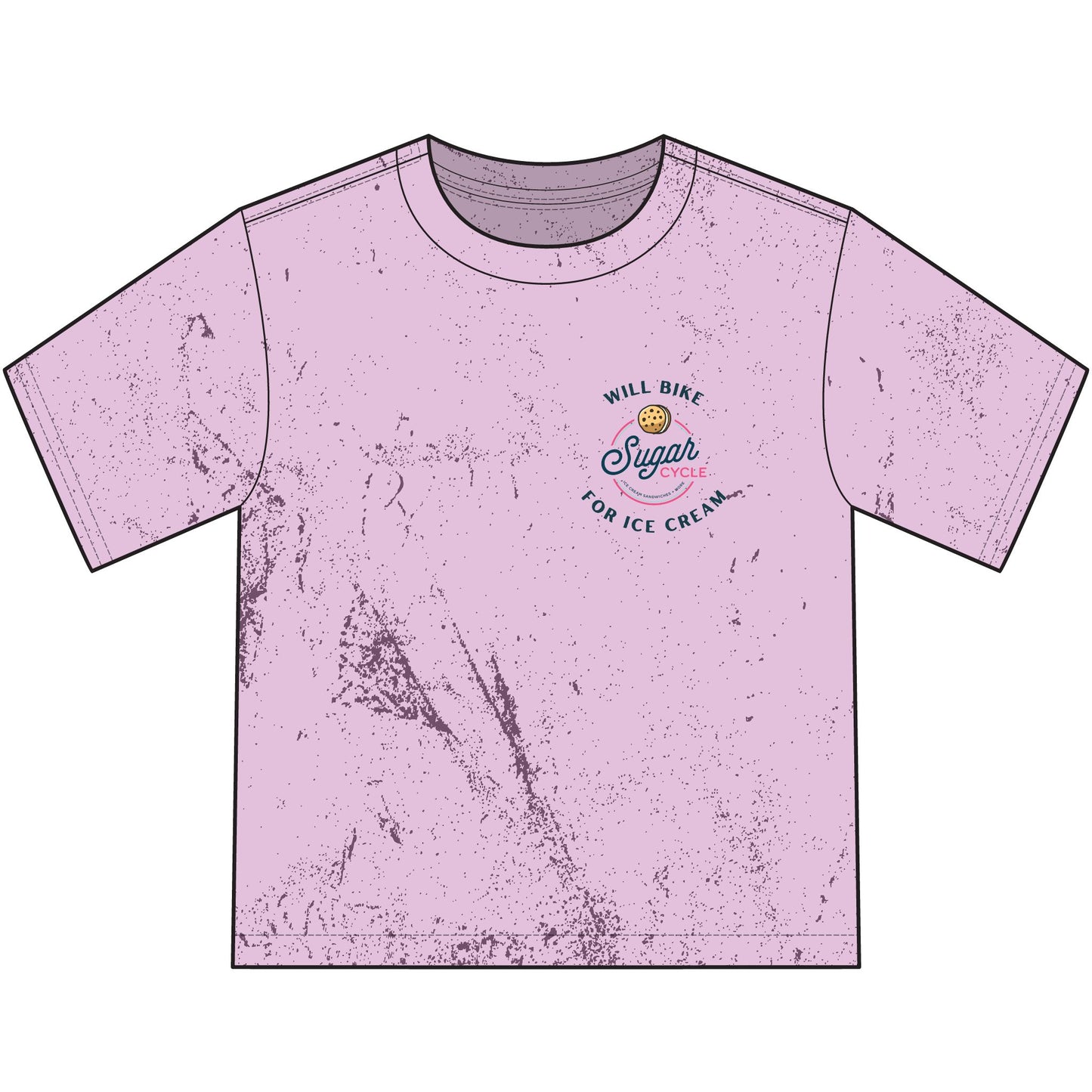 Sugar Cycle Heavyweight Color Blast Youth T-Shirt